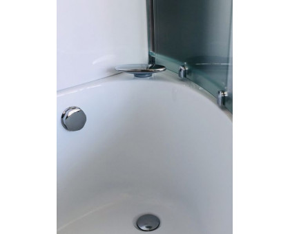 Душевая кабина Royal Bath RB 170ALP-C-CH 170х100 см, с матовыми стеклами, правосторонняя