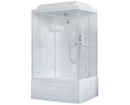 Душевая кабина Royal Bath RB 8100BP1-T 100х80 см, с прозрачными стеклами, левосторонняя