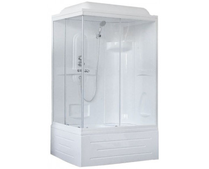 Душевая кабина Royal Bath RB 8100BP1-T 100х80 см, с прозрачными стеклами, правосторонняя