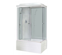 Душевая кабина Royal Bath RB 8100BP6-WT 100х80 см, с прозрачными стеклами , левосторонняя