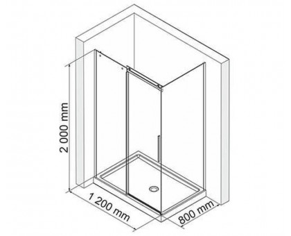 WasserKRAFT Alme 15R06 Душевой уголок