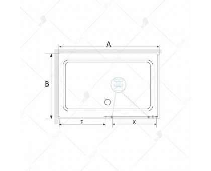 Душевой уголок RGW SV-42 (SV-12 + Z-05) 110x80, прозрачное стекло